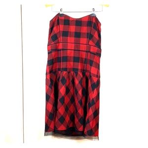 PLAID RES DRESS